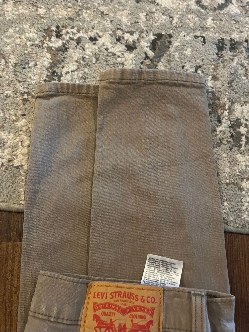 Levi's 505 Men's Straight Jeans - Taupe Brown